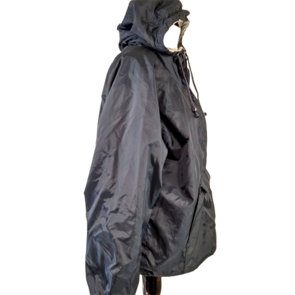 STEVE & BARRY'S men Blue Hooded Pullover Jacket size large - Picture 3 of 7